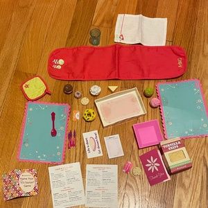 American girl doll restaurant set